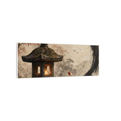 Ma Stone Lantern Canvas Art - Zen Enso