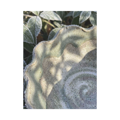 Dappled Ceramic Bowl Canvas Art - Japandi Seijaku