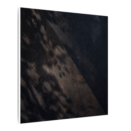 Shadow Play Winter Canvas Art | Dark Japandi Moody Design