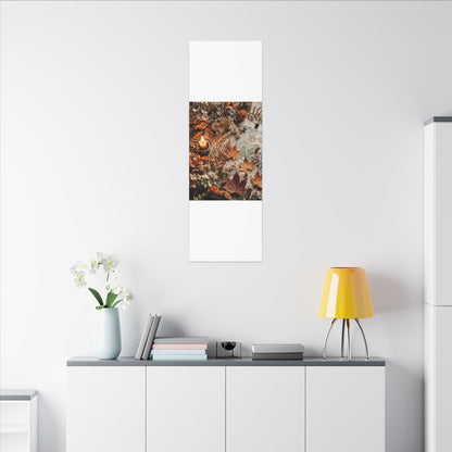 Candlelight Dried Flowers Canvas Art - Japandi Seijaku