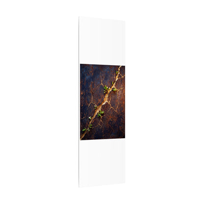 Rust Patina Spring Canvas Art | Kintsugi Resilient Design