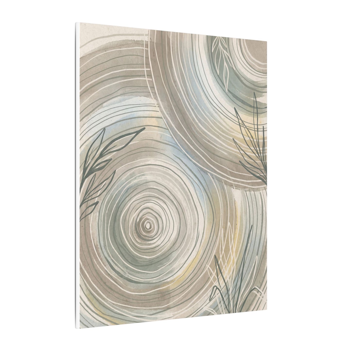 Kanso Water Ripple Canvas Art - Japandi Minimal Line