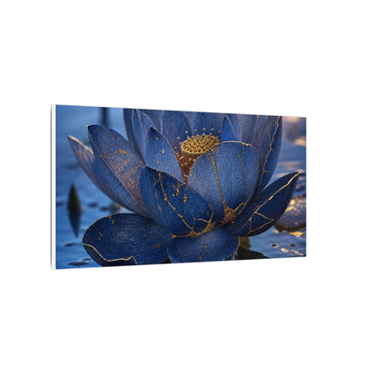 Kintsugi Lotus Flower in Dawn | Broken Beauty Canvas Art