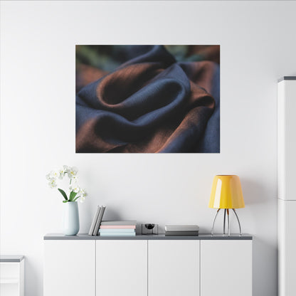 Summer Silk Drape Shadow Zen Canvas Art | Sophisticated Decor