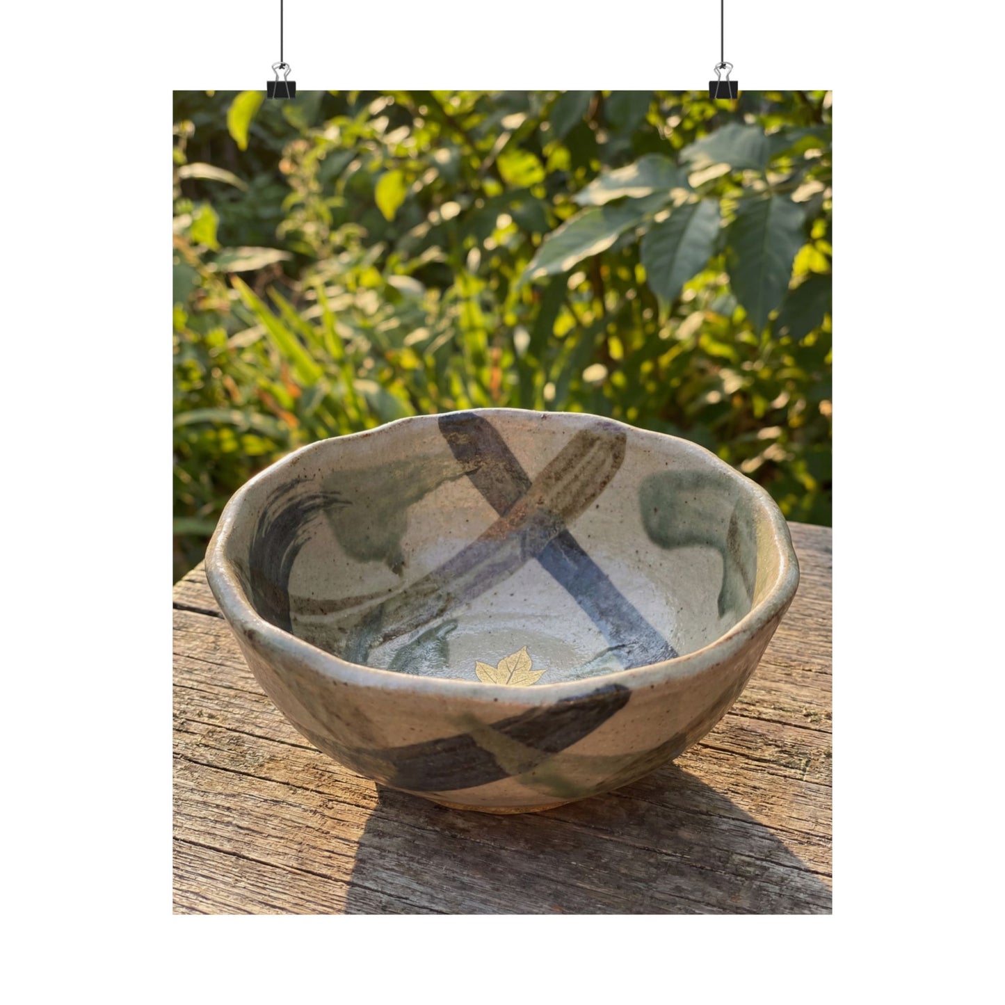 Datsuzoku Ceramic Bowl Wall Art Print - Japandi Japanese Pattern Art Print