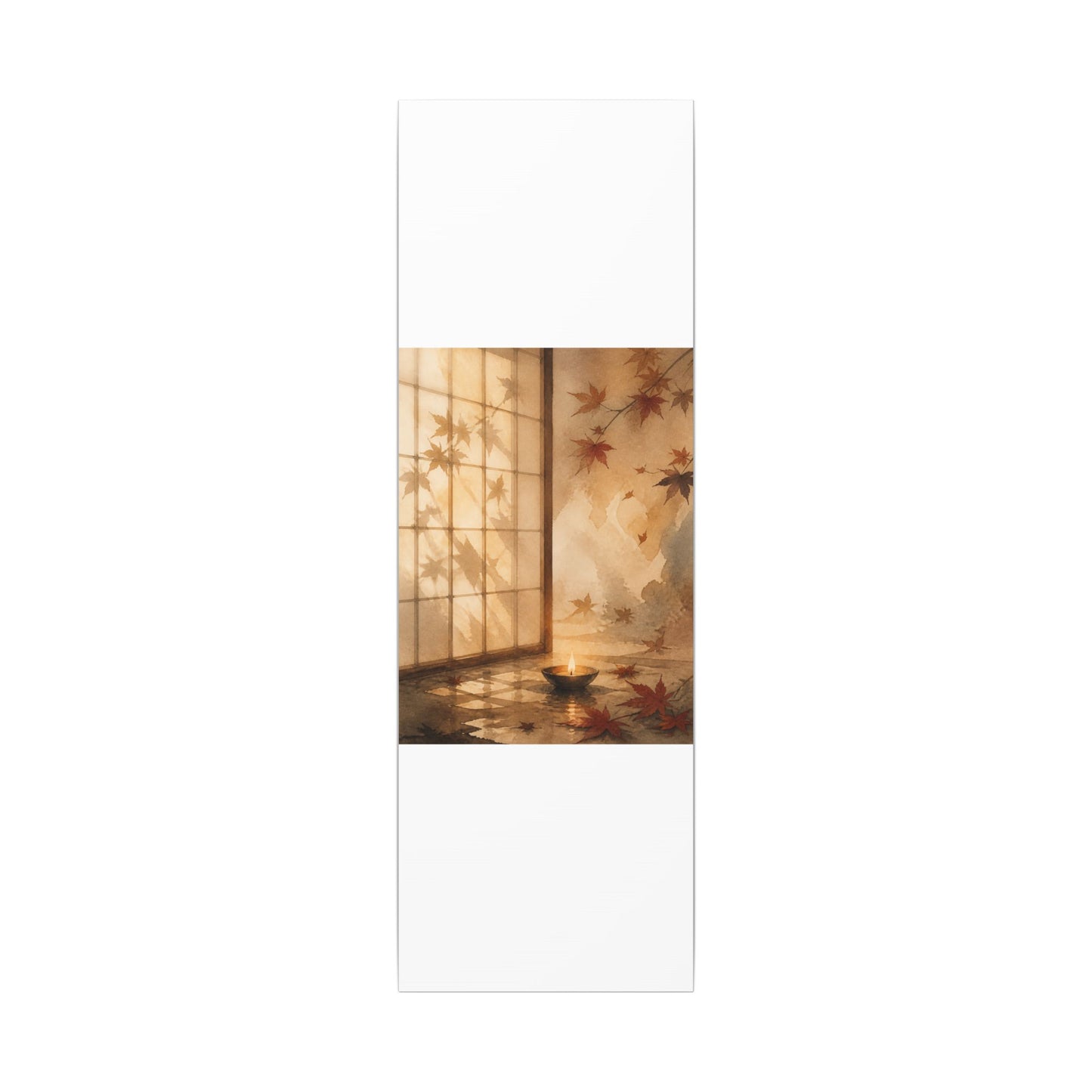 Candlelight Shoji Screen Canvas Art - Japandi Ma