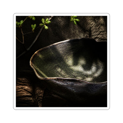 Fukinsei Ceramic Bowl Sticker - Dark Japandi Dark Texture