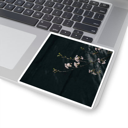 Japandi Shoji Screen in Golden Hour | Texture Sticker Art Print