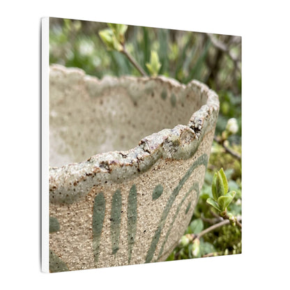 Elegant Ceramic Bowl Canvas Art - Japanese Pattern Japandi