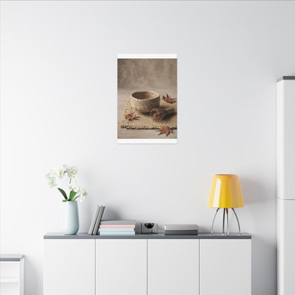 Ma Tea Ceremony Canvas Art - Japandi Texture