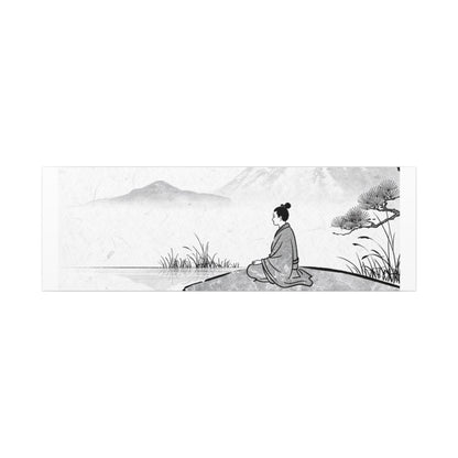 Meditation Harmonious Zen Ukiyo-e Canvas Art