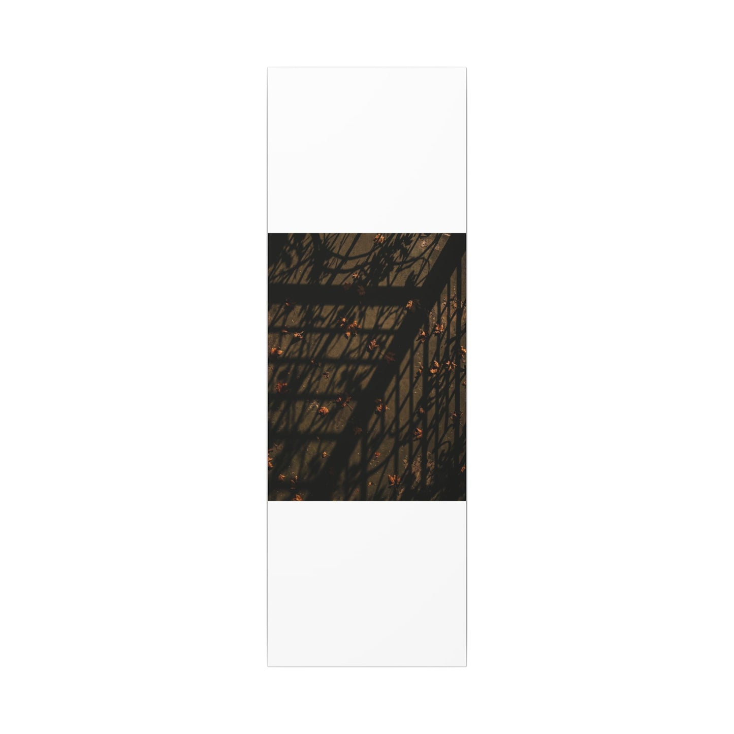 Shadow Play Canvas Art | Autumn Dark Japandi Moody Minimal Art