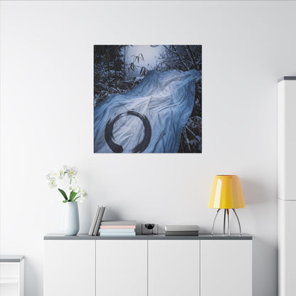 Moonlight Silk Drape Canvas Art - Zen Datsuzoku