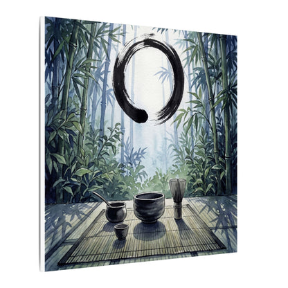 Seijaku Tea Ceremony Canvas Art - Zen Enso