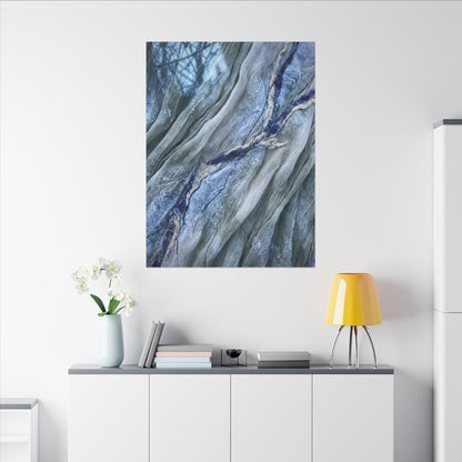 Moonlight Silk Drape Canvas Art - Japandi Mono No Aware