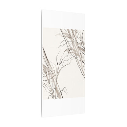 Neutral Shoji Screen Canvas Art - Minimal Line Japandi