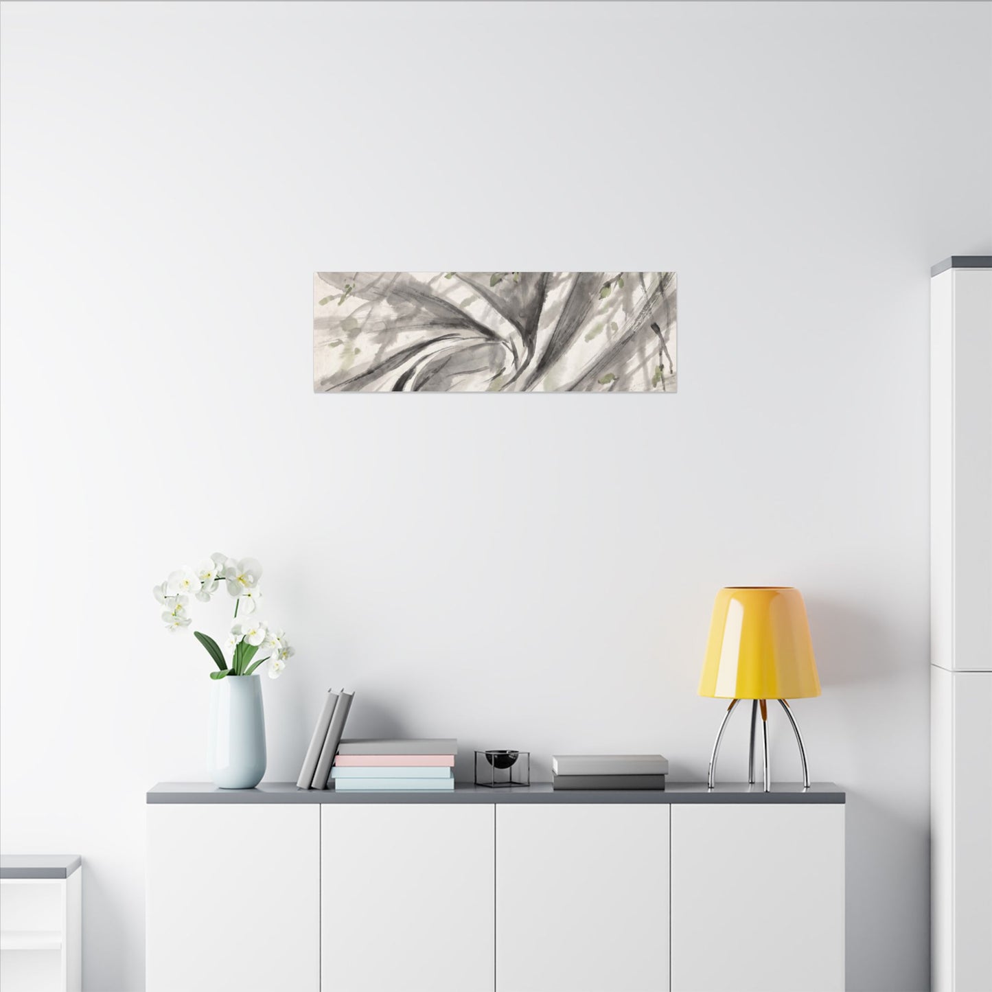 Silk Drape Spring Canvas Art | Zen Contemplative Design