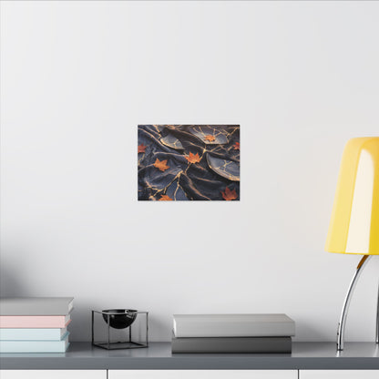 Golden Hour Silk Drape Canvas Art - Kintsugi Shibui