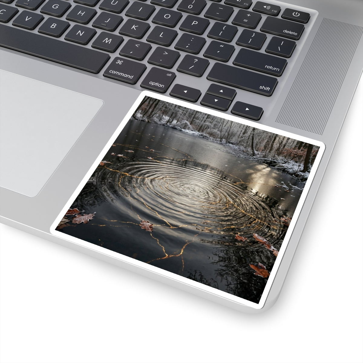 Water Ripple Sticker | Winter Kintsugi Broken Beauty Art