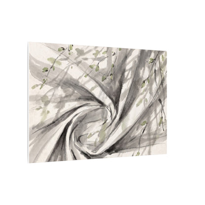 Silk Drape Spring Canvas Art | Zen Contemplative Design
