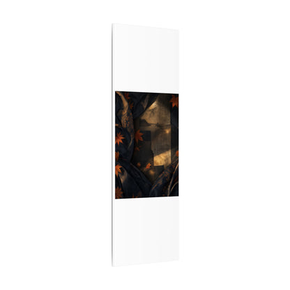 Autumn Silk Drape Shadow Zen Canvas Art | Bold Decor