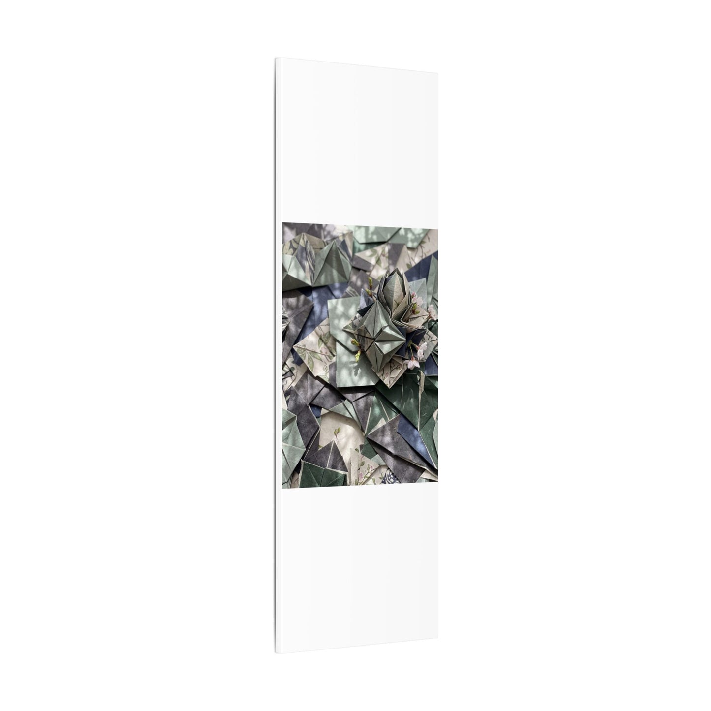 Shibui Paper Fold Canvas Art - Japandi Japanese Pattern