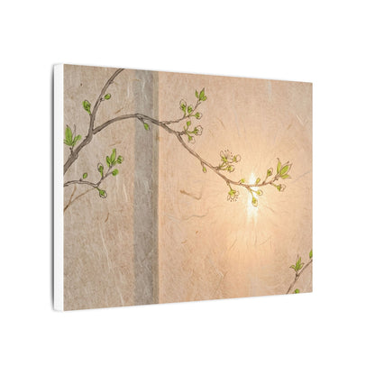 Spring Cherry Blossom Forest Whimsy Canvas Art | Rustic Decor