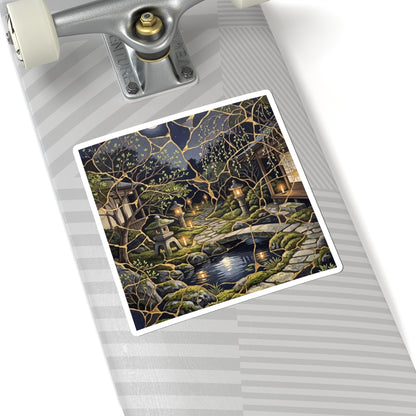 Candlelight Moonlit Garden Sticker - Kintsugi Shibui