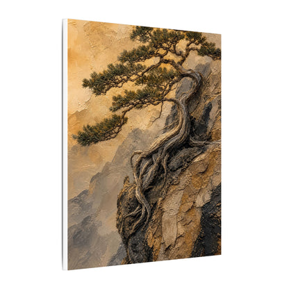 Summer Pine Tree Texture Canvas Art | Cozy Decor