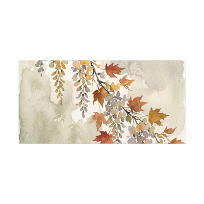 Ma Wisteria Canvas Art - Japandi Watercolor