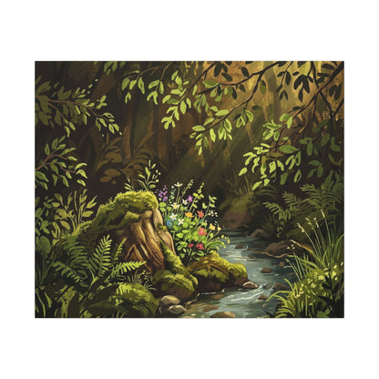 Golden Hour Silk Drape Canvas Art - Dark Japandi Datsuzoku