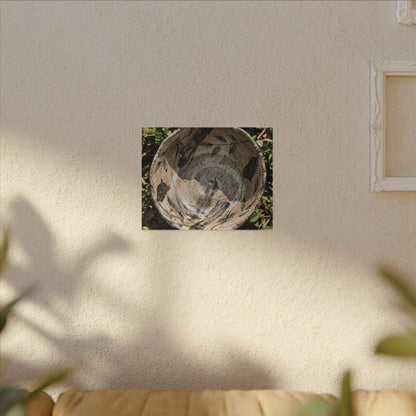 Elegant Ceramic Bowl Canvas Art - Japanese Pattern Japandi
