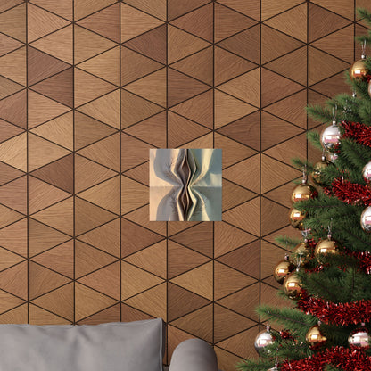 Kanso Paper Fold Wall Art Print - Japandi Minimal Line