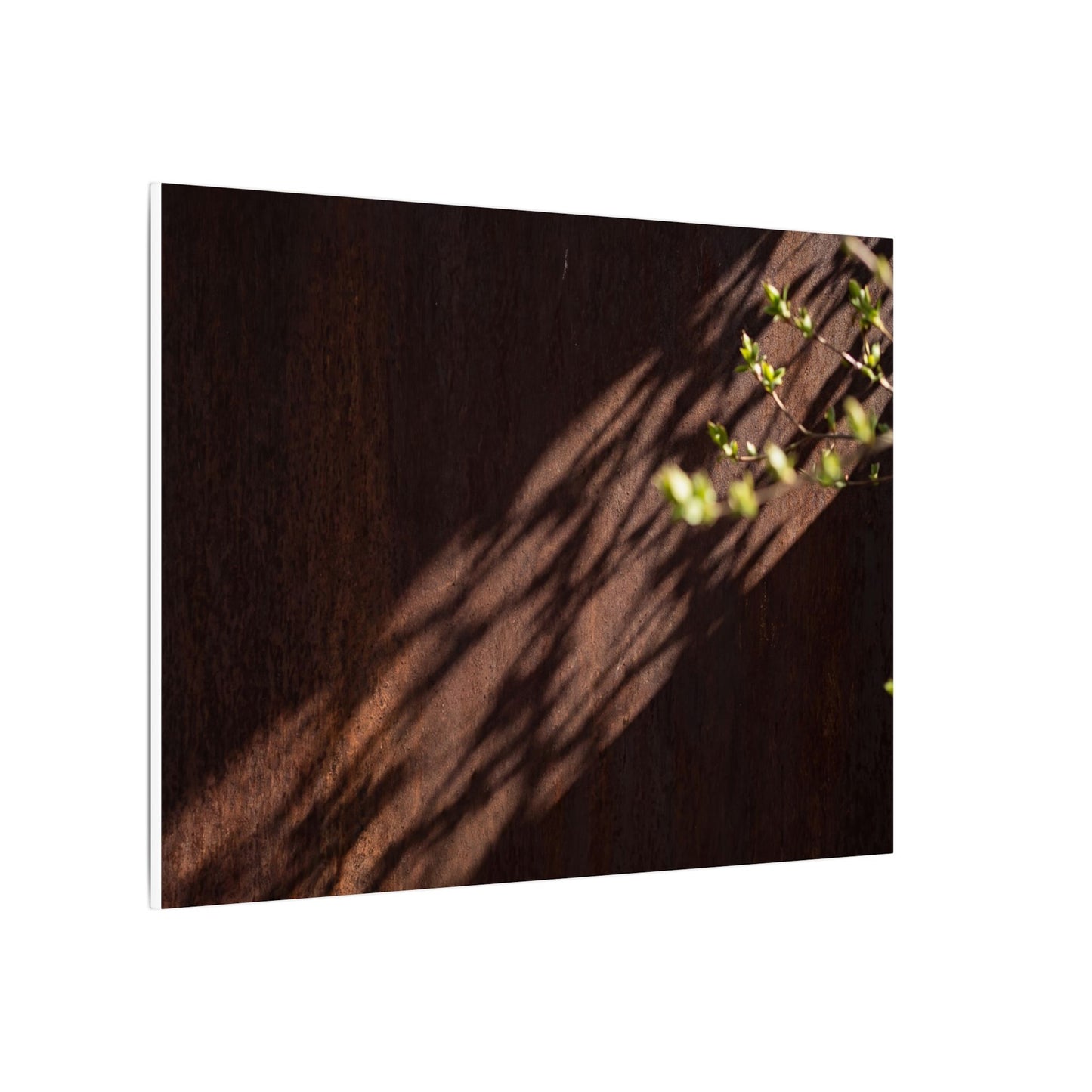 Rust Patina Moody Minimal Canvas Art | Sophisticated Dark Japandi Art
