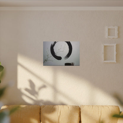 Tea Ceremony Enso Canvas Art | Peaceful Zen Art