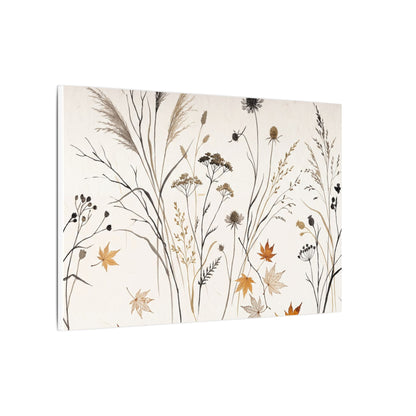 Dawn Dried Flowers Canvas Art - Japandi Kanso