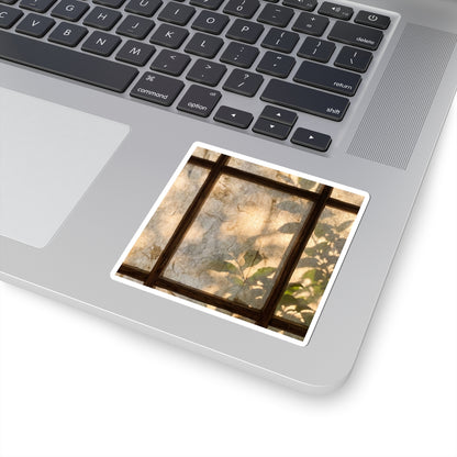 Warm Shoji Screen Sticker - Texture Japandi