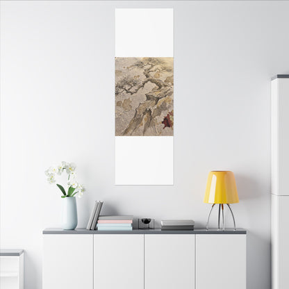 Pine Tree Canvas Art | Winter Japandi Japanese Pattern Art