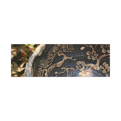 Ceramic Bowl Canvas Art | Summer Japandi Japanese Pattern Art