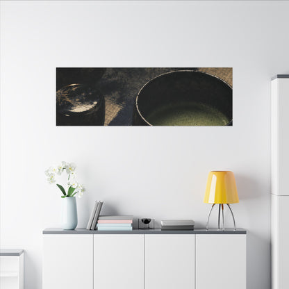 Ma Tea Ceremony Canvas Art - Zen Sumi E