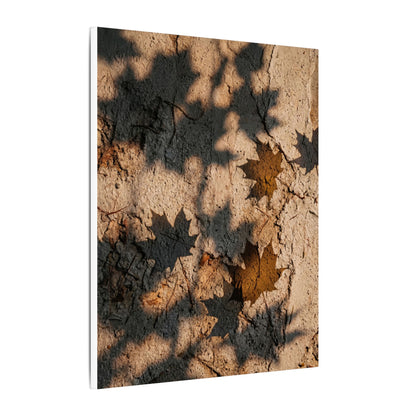 Cozy Shadow Play Canvas Art - Texture Japandi