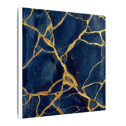 Kintsugi Crackle Canvas Art