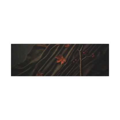 Autumn Silk Drape Moody Minimal Canvas Art | Moody Decor