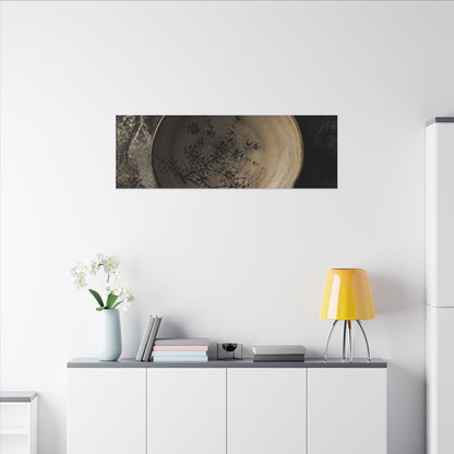 Ceramic Bowl Spring Canvas Art | Japandi Earthy Design