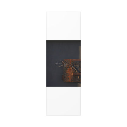 Ma Rust Patina Canvas Art - Dark Japandi Dark Texture