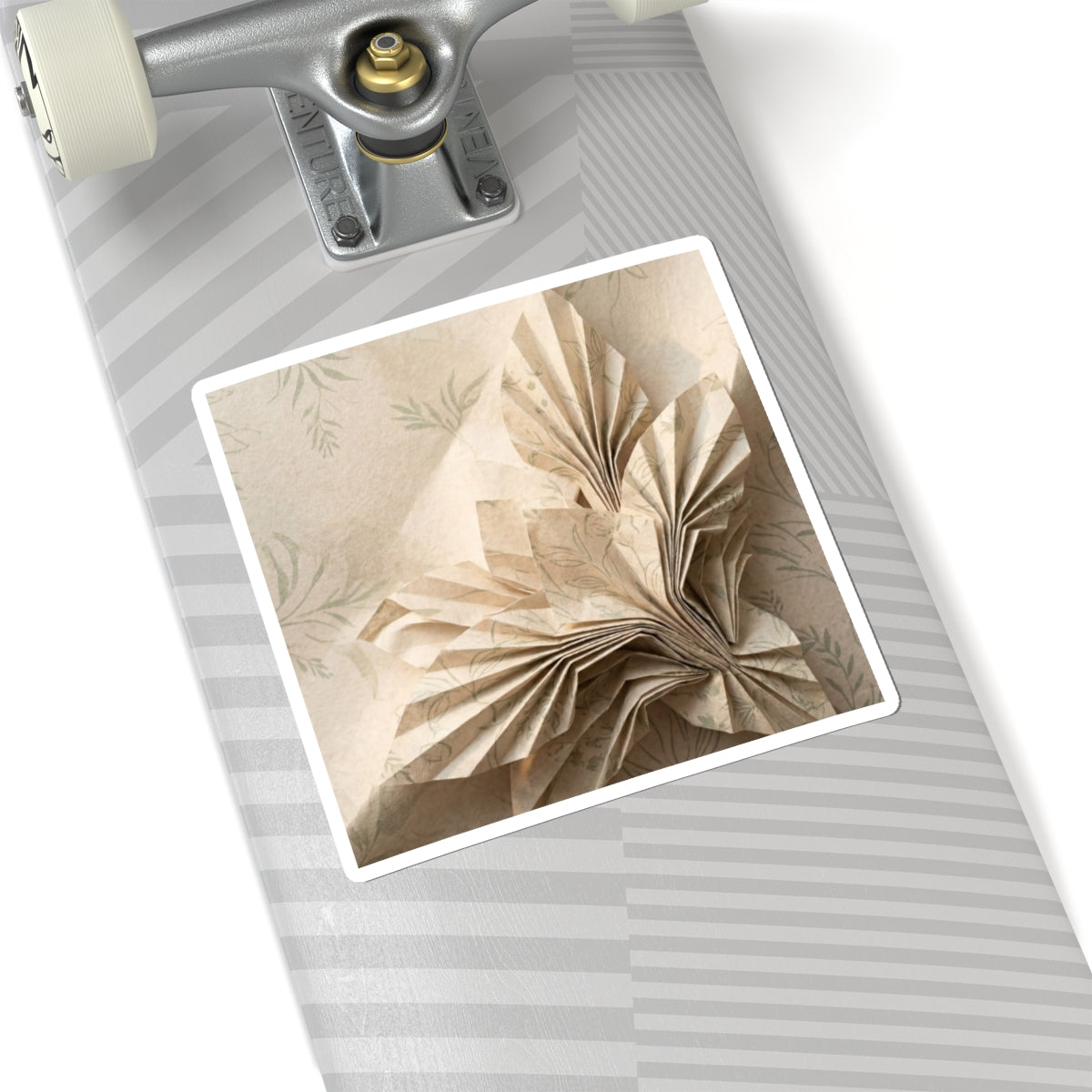 Paper Fold Sticker | Summer Japandi Japanese Pattern Art Art Print