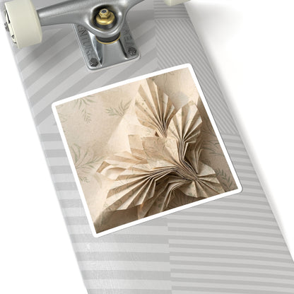 Paper Fold Sticker | Summer Japandi Japanese Pattern Art Art Print