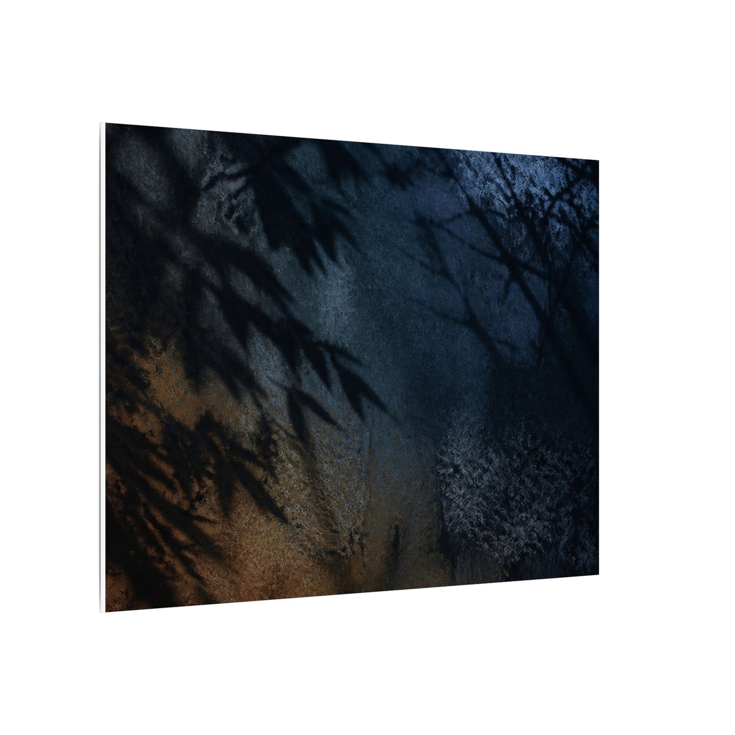 Kanso Shadow Play Canvas Art - Dark Japandi Shadow Zen