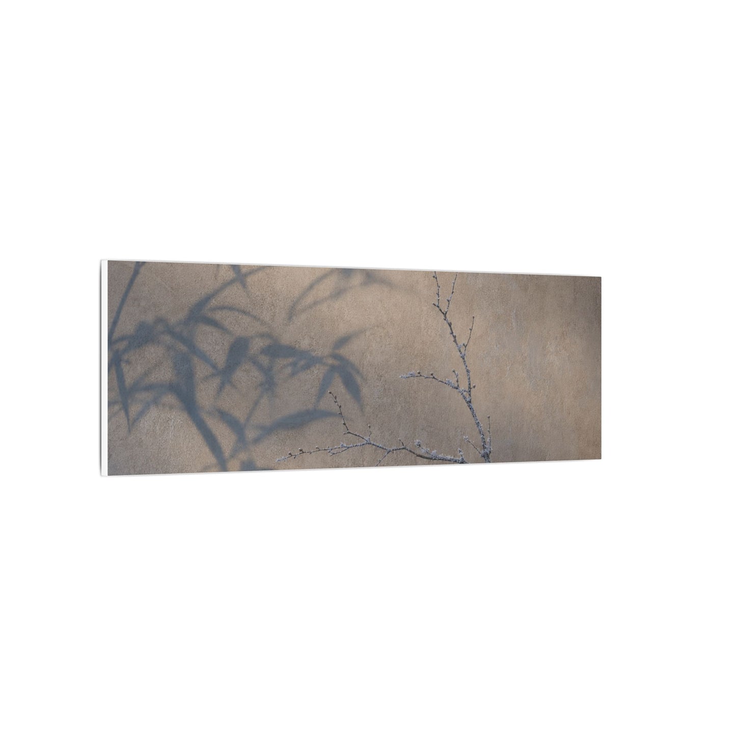 Shadow Play Canvas Art | Winter Japandi Japanese Pattern Art