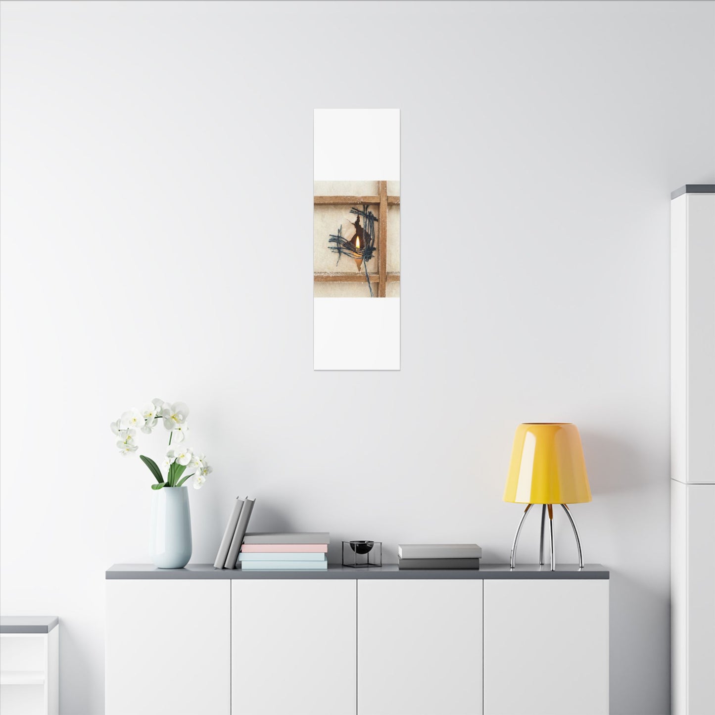 Winter Shoji Screen Broken Beauty Canvas Art | Resilient Decor